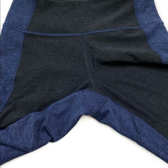 Outdoor Voices Two Tone Warmup Crop Leggings in Blue Size XS - Picture 9 of 15